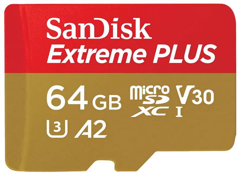 SANDISK Extreme Plus 64GB Micro SDXC Speicherkarte max. 200 MB/s für 8,99€ (statt 20€)