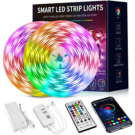 15m LED Streifen inkl. App Steuerung & Fernbedienung für 21,59€ (statt 36€)