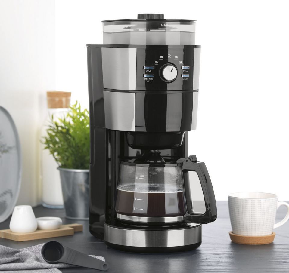 Beem Filterkaffeemaschine mit Kegel Mahlwerk Wärmeplatte für 53,99€ (statt neu 104€) gebraucht