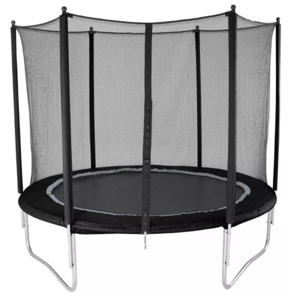 Trampolin inkl. Sicherheitsnetz (244/200 cm) bis max. 80kg für 104,94€ (statt 160€)