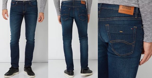 Tommy Hilfiger Herren Jeans 5 Pocket Stone Washed Slim Fit für 39,99€ (statt 80€)