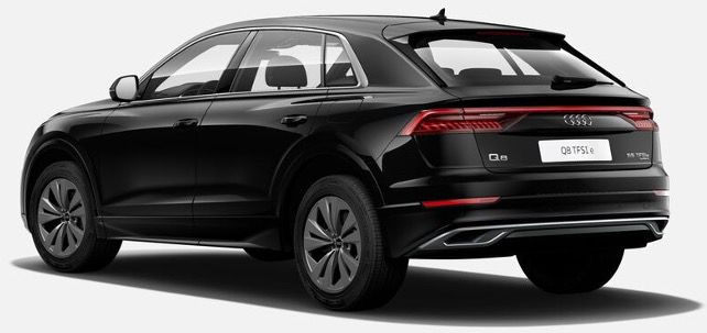 Gewerbe: AUDI Q8 55 TFSIe Quattro Tiptronic mir 381PS in Tiefschwarz für 399€ netto   LF 0,68