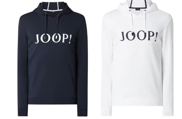 JOOP! Collection Hoodie Carim mit Logo Print  in Weiß oder Marineblau für 63,99€ (statt 100€)   S bis XL