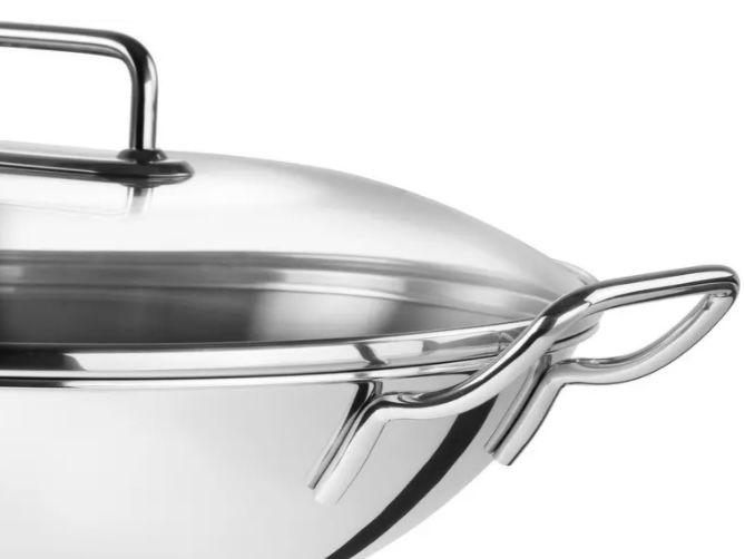 Zwilling Plus Wokpfanne 32 cm mit Glasdeckel für 52€ (statt 65€)