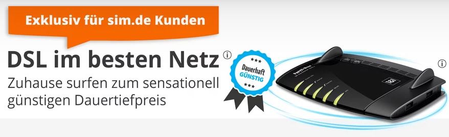 Exklusiv für Drillisch Kunden: 1&1 DSL 250 (250 Mbit/s / 40 Mbit/s) für dauerhafte 29,99€ mtl. (statt 49,99€ mtl.)