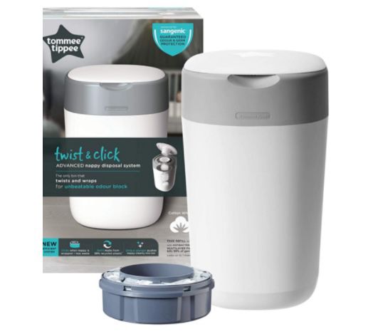 Tommee Tippee Windeleimer Twist&Click geruchsdicht für 11,75€ (statt 17€)