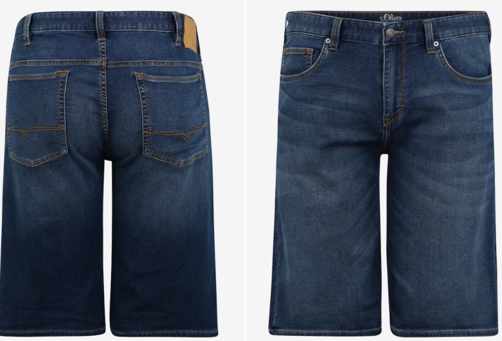 s.Oliver Herren Bermuda Casby in Blue Denim für 28,74€ (statt 40€)