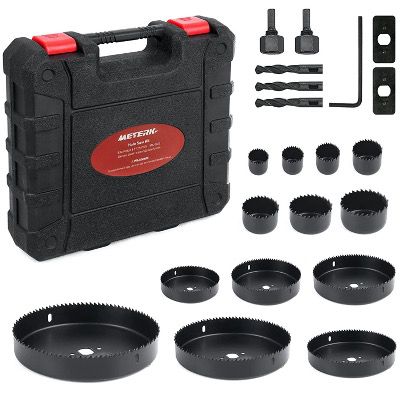 METERK/Michark Lochsägen Set 21teilig mit 13 Sägeblättern & 3 Bohrern für 13,99€ (statt 28€)