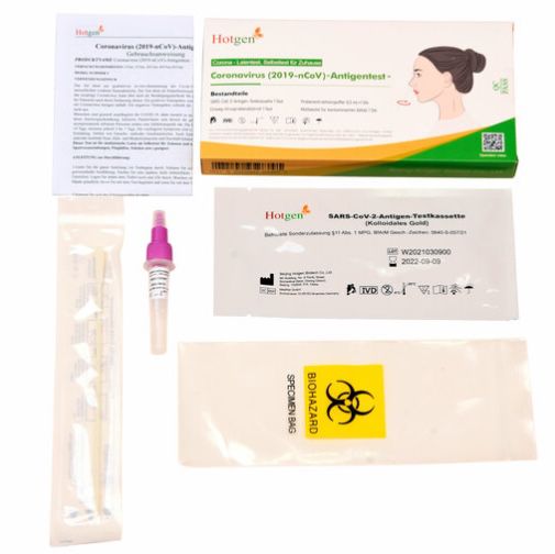 20er Pack Hotgen Corona SARS CoV 2 Antigen Schnelltest für 79,99€ (statt 100€)