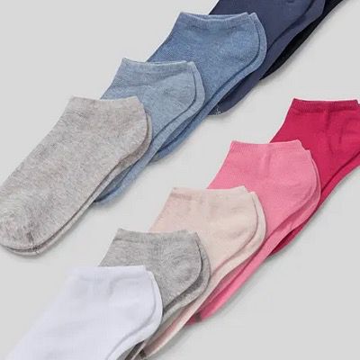 10 Paar C&A Sneakersocken Bunt gemischt für 2,24€ (statt 7€)