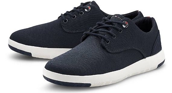 Tommy Hilfiger Freizeit Schnürer Light Weight Textile Lace Up Shoe in Dunkelblau für 66,30€ (statt 120€)