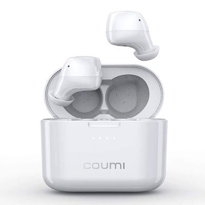 Coumi Bluetooth Kopfhörer PX7 Wasserdicht mit Touch Control und Ladetasche für 17,39€ (statt 29€)