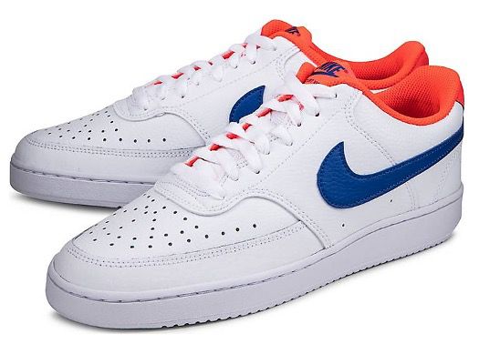 NIKE Sneaker COURT VISION LOW in Weiß für 33,78€ (statt 65€)   nur 43 bis 46