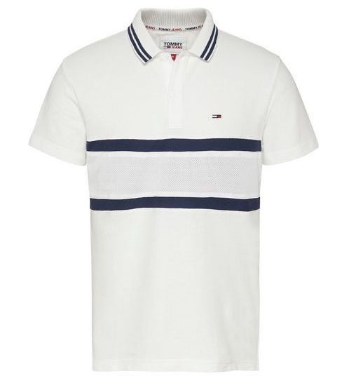 Tommy Jeans Mix Media Band Poloshirt ab 28,34€ (statt 70€)