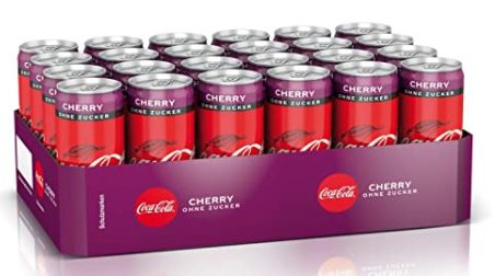 24er Tray Coca Cola Zero Sugar Cherry (330ml) ab 10,80€ zzgl. 6€ Pfand
