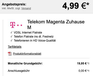 Xiaomi Mi 11 Lite 5G für 4,99€ + Telekom Magenta Zuhause M oder L inkl. 80€ Bonus