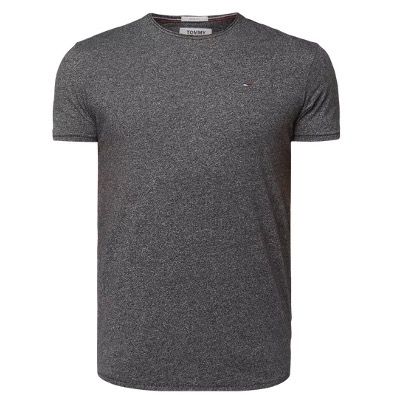 Tommy Hilfiger Jeans T Shirt mit Logo Stickerei in Dunkelgrau oder Olivgrün für 19,99€ (statt 33€)