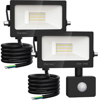 2x Onforu 20W LED Strahler mit Bewegungsmelder 2000LM und IP66 wasserdicht für 15,99€ (statt 32€)