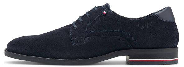 Tommy Hilfiger Halbschuhe Signature als Schnürer in Blau für 72,75€ (statt 125€)