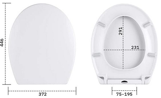 AUTLEAD Toilettendeckel DBTS02TY mit Absenkautomatik und Schnellverschluss für 19,99€ (statt 40€)