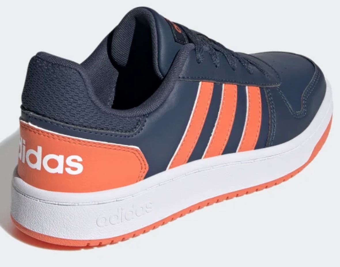 adidas Hoops 2.0 Kids Sneaker aus Synthetikleder bis Größe 40 für 20€ (statt 41€)