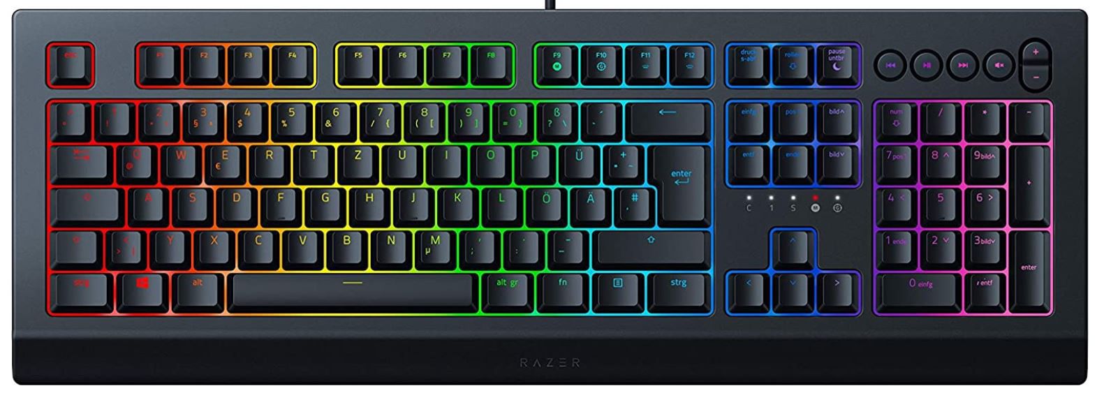 Razer Cynosa V2 RGB Gamer Tastatur für 37,99€ (statt 60€)