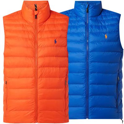 Polo Ralph Lauren Steppweste in Blau oder Orange für je 103,99€ (statt 180€)