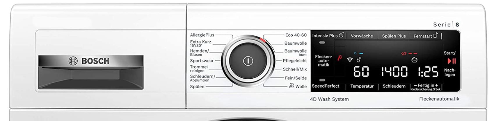 BOSCH WAX 28 M 42 Waschmaschine (9,0 kg, 1400 U/Min.) für 619€ (statt 744€)