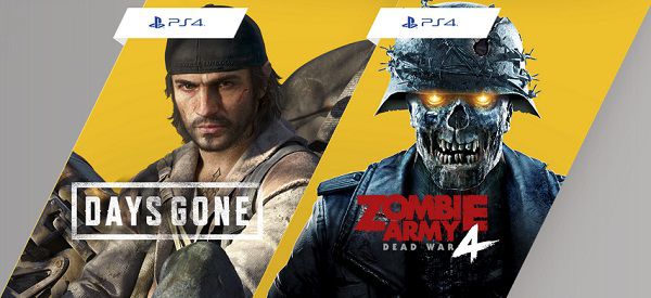 PlayStation Plus: Zombie Army 4: Dead War (IMDb 7,5) & Days Gone (IMDb 8,4) für PS4 gratis