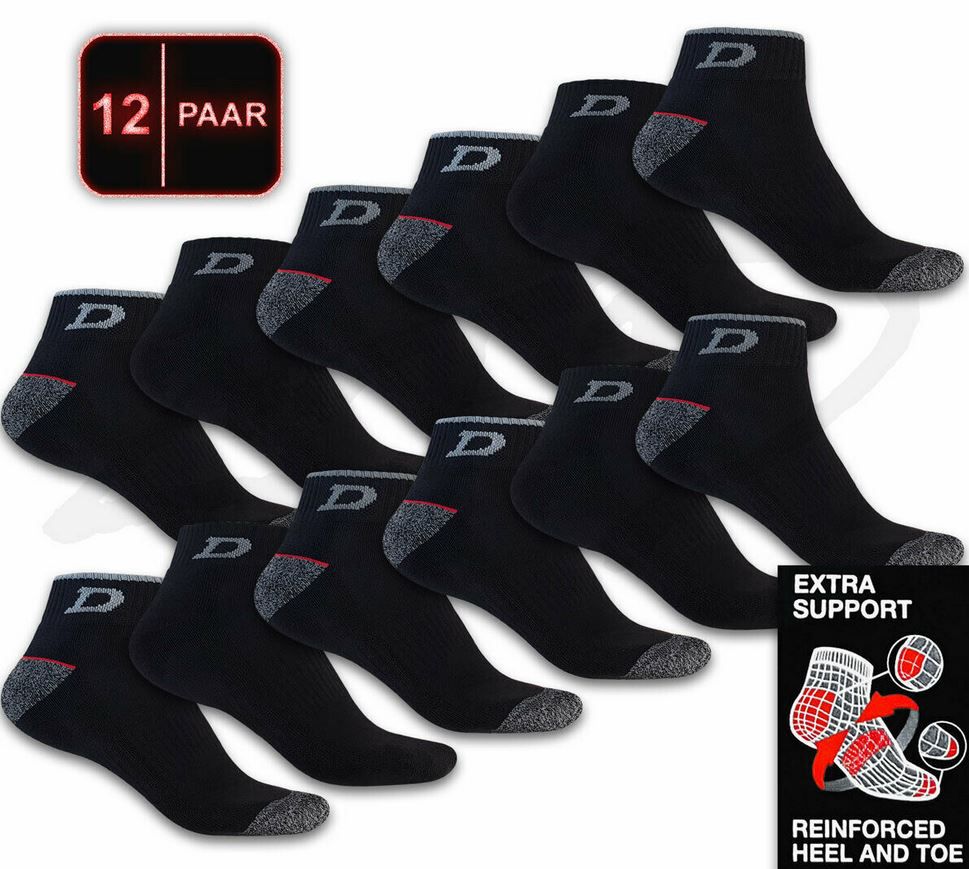 Dickies Arbeits Sneaker Socken im 12 Pack für 27,50€ (statt 30€)