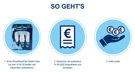 Mineralwasser EiszeitQuell kostenlos ausprobieren