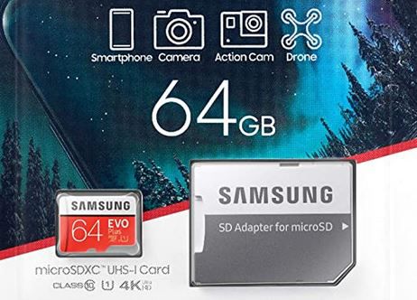 Samsung EVO Plus   64GB Micro SDXC für 6,99€ (statt 11€)