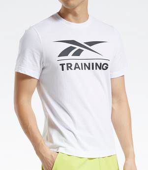 Reebok Training T Shirt in Weiß für 12,40€ (statt 17€)   XS bis 2XL