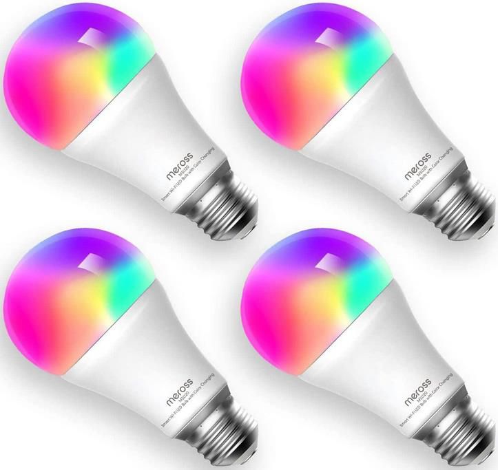 4er Pack: meross WLAN RGB LED Glühbirnen für 21,26€ (statt 28€)   Prime