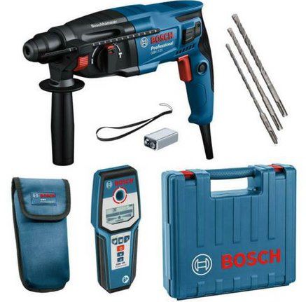 Bosch Bohrhammer GBH 2 21 inkl. Koffer & Leitungssucher GMS 120  für 159,95€ (statt 192€)