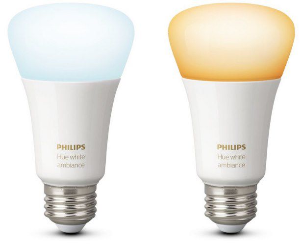 2x Philips Hue White Ambiance E27 Bluetooth Leuchten für 34,95€ (statt 50€)