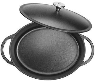 WMF Bräter aus Gusseisen mit Gussdeckel (30×23,5cm, 5l) für 99,99€ (statt 160€)