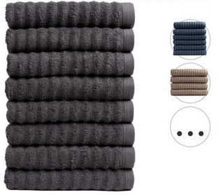 8x Seashell Handtuch (50 x 100 cm, 500 g/m²)  Premium Wave Collection in 7 Farben für je 25,90€ (statt 40€)