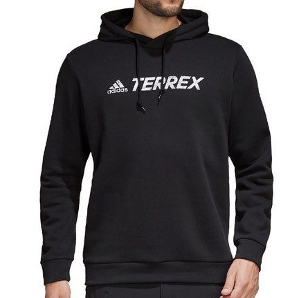 adidas Terrex Graphic Logo Hoodie in Schwarz für 27,92€ (statt 53€)