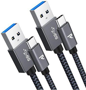 2er Pack: RAMPOW USB C Ladekabel (1 Meter) für 6,59€ (statt 12€) – Prime