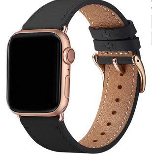 50% Rabatt auf QUAZNZ Lederarmbänder (38   44mm) für Apple Watch ab 9,99€   Prime