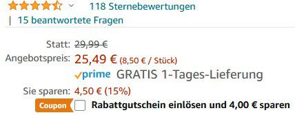 3er Pack: meross MSS210 WLAN Steckdose für bis zu 16A für 19,49€ (statt 30€)