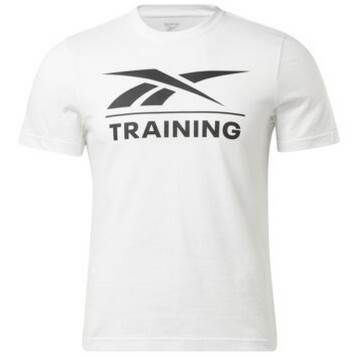 Reebok Training T Shirt in Weiß für 12,40€ (statt 17€)   XS bis 2XL