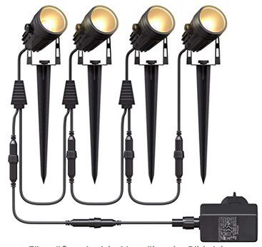 4x Aogled LED Gartenstrahler mit Erdspieß & 3W (1200 Lm) für 34,29€ (statt 51€)