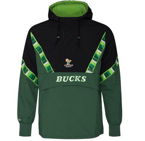 Mitchell & Ness Milwaukee Bucks Half Zip Anorak für 43,94€ (statt 75€)