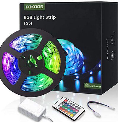 FOKOOS 5m LED Streifen inkl. Fernbedienung für 9,99€ (statt 16€)   Prime