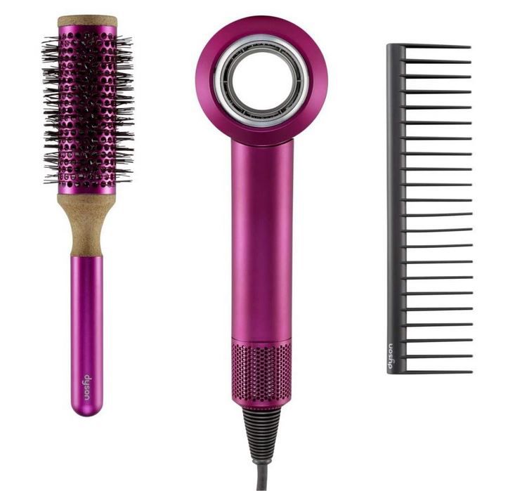 Dyson Supersonic Haartrockner Fuchsia inkl. Bürstenset für 339,15€ (statt 399€)  Neuware