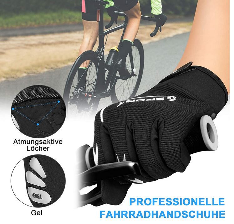 Yobenki Unisex Fahrrad Handschuhe Touchscreen geeignet für 8,99€ (statt 18€)   Prime