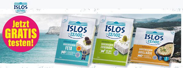 Griechischen Käse von Islos kostenlos ausprobieren