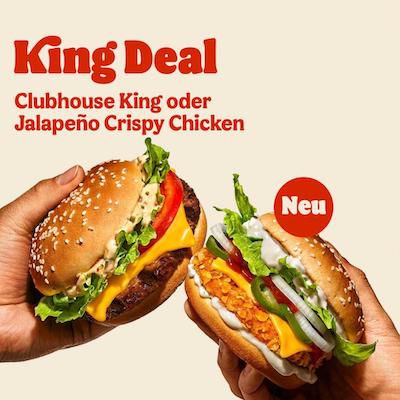 King Deal Clubhouse King Oder Jalapeno Crispy Chicken Fur 1 99 Auch Ohne App Gutschein In Der Burgerking